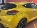 Renault megane iii coupe rs 2.0 265ch - en cours d'arrivage - jaune sirius - châssis cup - jantes steev 19 occasion...