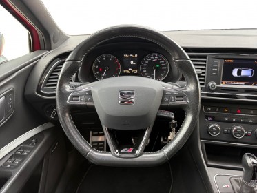 Seat leon 2.0 tsi 265 cupra dsg6 toit ouvrant ligne à clapets garantie 12 mois occasion simplicicar mery-sur-oise...