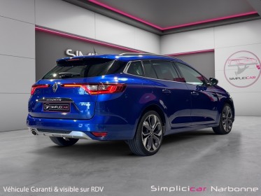 Renault megane iv berline blue dci 150 edc gt-line garantie 12 mois toit ouvrant carplay caméra de recul occasion...