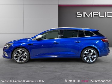 Renault megane iv berline blue dci 150 edc gt-line garantie 12 mois toit ouvrant carplay caméra de recul occasion...
