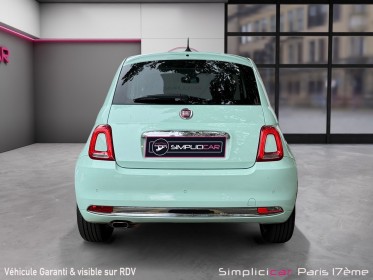 Fiat 500 serie 4 1.2 69 ch lounge/entretien a jour/garantie 12 mois occasion paris 17ème (75)(porte maillot) simplicicar...