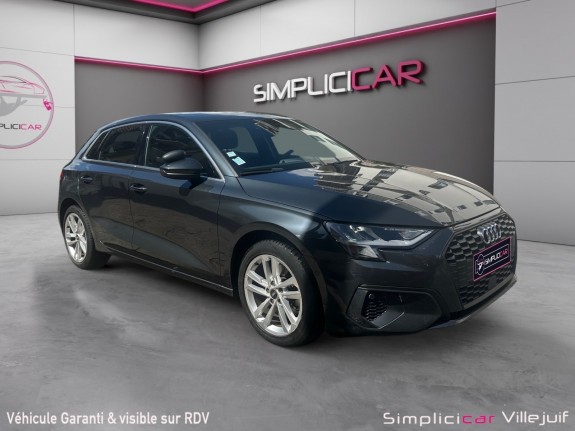 Audi a3 sportback 30 tdi 116 design, park assist, carplay, caméra de recule, garantie 12 mois occasion simplicicar villejuif...