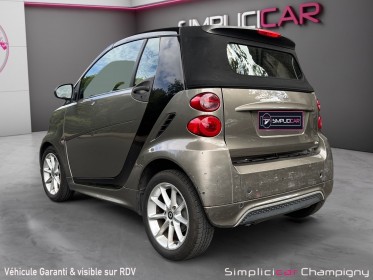 Smart fortwo cabrio smart  1.0 84ch passion softouch gps - climatisation occasion champigny-sur-marne (94) simplicicar...