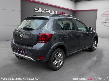 Dacia sandero tce 90 ch stepway radar recul, attelage, accoudoir, bluetooth, garantie 12 mois occasion simplicicar villejuif ...