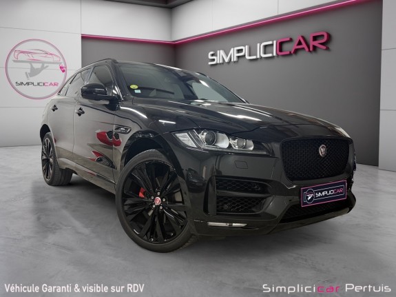 Jaguar f-pace v6 3.0 d - 300 ch awd bva8 r-sport // echappement sport / jantes 22 / full option / garantie 12 mois occasion...