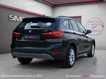 Bmw x1 f48 sdrive 16d 116 ch lounge toit ouvrant caméra de recul radar av ar garantie 12 mois occasion simplicicar poitiers...