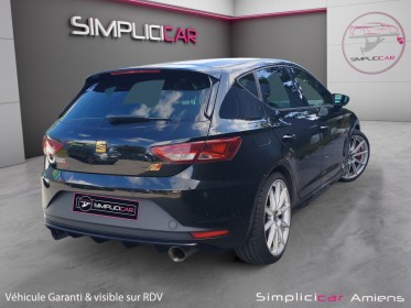 Seat leon 2.0 tsi 280 cupra dsg6 pack performance garantie un an occasion simplicicar amiens  simplicicar simplicibike france