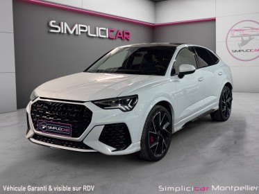 Audi rs q3 sportback 2.5 tfsi 400ch s tronic 7 toit ouvrant volant alcantara occasion montpellier (34) simplicicar...