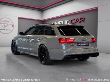 Audi rs6 avant v8 4.0 tfsi 560 quattro tiptronic 8 nardo grey - toit ouvrant - full led - sieges baquets rs - pack noir...