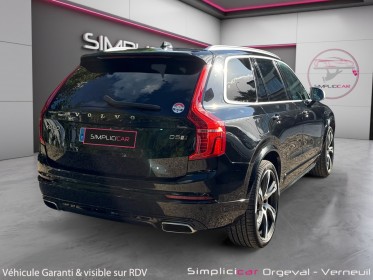 Volvo xc90 r-design d5 awd  235 ch 7 place carplay / siege chauffant / toit ouvrant occasion simplicicar orgeval  simplicicar...