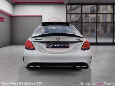 Mercedes classe c 63s amg edition 1 v8 bi-turbo 510 ch garantie 12 mois occasion simplicicar caen  simplicicar simplicibike...