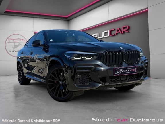 Bmw x6 g06 xdrive30d 286 ch bva8 m sport apple car play hayon électrique caméra de recul garantie 12 mois occasion...