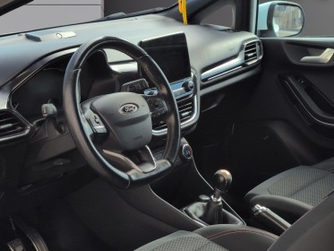 Ford fiesta 1.0 ecoboost 125 ch ss bvm6 st-line, toit ouvrant panoramique, garantie 12 mois occasion simplicicar lunel...