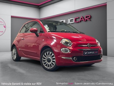 Fiat 500 serie 6 1.2 69 ch lounge garantie 12 mois occasion simplicicar saint-jean simplicicar simplicibike france