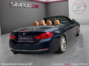 Bmw serie 4 cabriolet f33 lci 420d 190 ch luxury occasion paris 17ème (75)(porte maillot) simplicicar simplicibike france