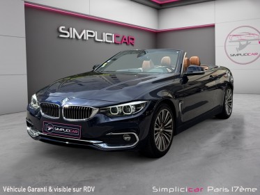 Bmw serie 4 cabriolet f33 lci 420d 190 ch luxury occasion paris 17ème (75)(porte maillot) simplicicar simplicibike france