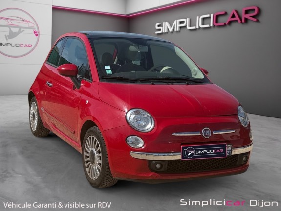 Fiat 500 1.2 8v 69 ch ss lounge garantie 12 mois occasion simplicicar dijon simplicicar simplicibike france