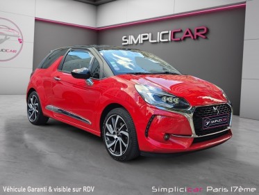 Ds ds 3 puretech 130 ss bvm6 performance line occasion paris 17ème (75)(porte maillot) simplicicar simplicibike france