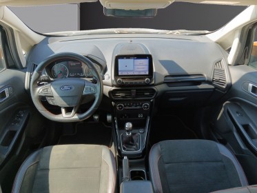 Ford ecosport 1.0 ecoboost 125ch ss bvm6 st-line noir/jaune / caméra de recul / occasion réunion ville st pierre...