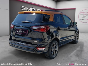 Ford ecosport 1.0 ecoboost 125ch ss bvm6 st-line noir/jaune / caméra de recul / occasion réunion ville st pierre...