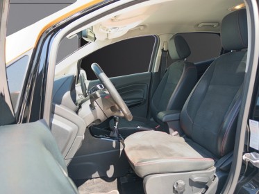 Ford ecosport 1.0 ecoboost 125ch ss bvm6 st-line noir/jaune / caméra de recul / occasion réunion ville st pierre...