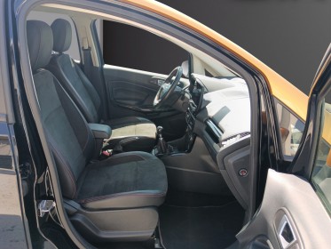 Ford ecosport 1.0 ecoboost 125ch ss bvm6 st-line noir/jaune / caméra de recul / occasion réunion ville st pierre...