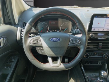 Ford ecosport 1.0 ecoboost 125ch ss bvm6 st-line noir/jaune / caméra de recul / occasion réunion ville st pierre...