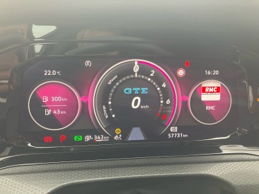 Volkswagen golf 1.4 gte hybrid rechargeable 245 dsg6/garantie 12 mois/camera/ toit ouvrant électrique/ apple carplay/...