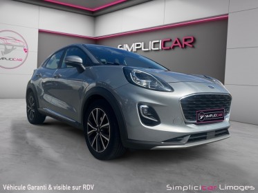 Ford puma 1.0 flexifuel 125 ch mhev ss bvm6 titanium garantie 12 mois occasion simplicicar limoges  simplicicar simplicibike...