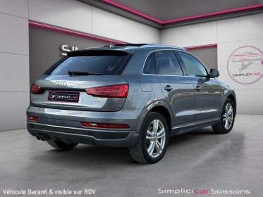 Audi q3 2.0 tdi ultra 150 ch s line - suivi complet/2°main/toit pano/radar - garantie 12 mois occasion simplicicar soissons...