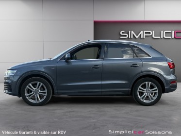 Audi q3 2.0 tdi ultra 150 ch s line - suivi complet/2°main/toit pano/radar - garantie 12 mois occasion simplicicar soissons...