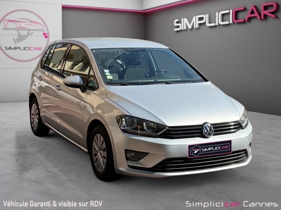 Volkswagen golf sportsvan 1.6 tdi 90 fap bluemotion technology trendline occasion cannes (06) simplicicar simplicibike france