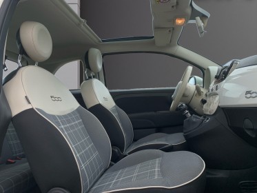 Fiat 500 serie 6 euro 6d 1.2 69 ch lounge - mode city - toit panoramique - climatisation - bluetooth - garantie 12 mois...