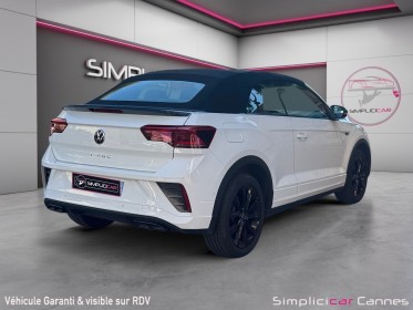 Volkswagen t-roc cabriolet 1.5 tsi evo 150 start/stop dsg7 r-line occasion cannes (06) simplicicar simplicibike france