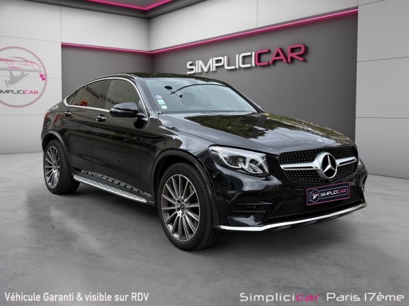 Mercedes glc coupe 250 9g-tronic 4matic fascination/ entretien mercedes/garantie mercedes/camera 360 occasion paris 17ème...