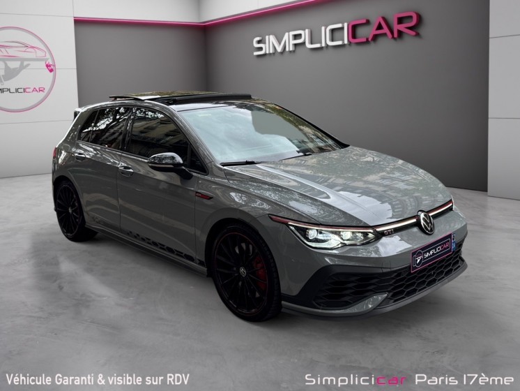 Volkswagen golf 2.0 tsi 300 dsg7 gti clubsport 45 / toit ouvrant / volant chauffant / garantie 12 mois occasion paris 17ème...