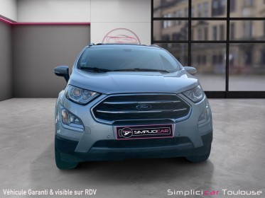 Ford ecosport 1.0 ecoboost 125 bvm6 titanium garantie 12 mois/attelage/camera/bluetooth/barre de toit occasion toulouse (31)...