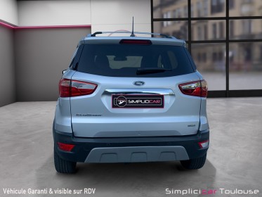Ford ecosport 1.0 ecoboost 125 bvm6 titanium garantie 12 mois/attelage/camera/bluetooth/barre de toit occasion toulouse (31)...