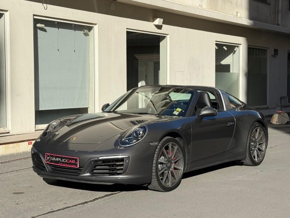 Porsche 911 targa 991.2  4s  3.0i  420 pdk fr/roues ar directrices/lift/bose/pse occasion  simplicicar nice - pfvauto...