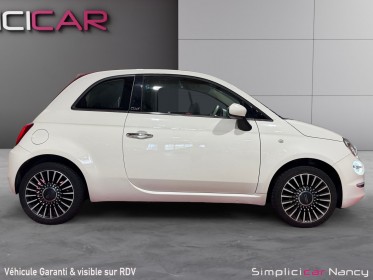 Fiat 500c serie 6 euro 6d 1.2 69 ch eco pack club full cuir origine france garantie 12 mois occasion simplicicar nancy...