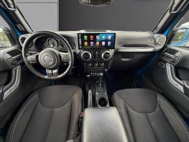 Jeep wrangler rubicon 2.8 crd 200cv - 4x4 rock trac unlimited bva, châssis rehaussé- amortisseur falcon x4 a gaz occasion...