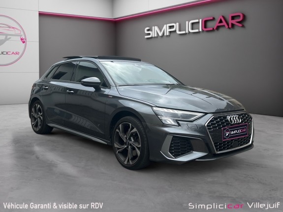 Audi a3 sportback 35 tfsi mild hybrid 150 s tronic 7 s line, entretiens exclusif audi, carplay, parkpilot, caméra de......