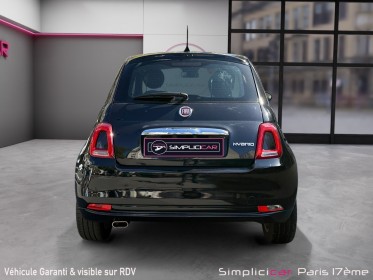 Fiat 500 69ch 1.0i - 6v hybrid/entretien a jour/apple carplay/garantie 12 mois occasion paris 17ème (75)(porte maillot)...