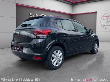 Dacia sandero eco-g 100 - 22 confort occasion simplicicar limoges  simplicicar simplicibike france