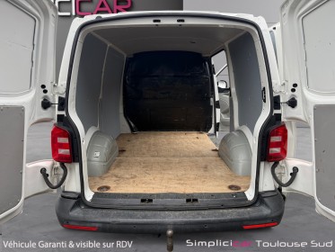 Volkswagen transporter fourgon l1h1 2.0 tdi 150 dsg7 business line attelage plancher bois radars de recul garantie 12 mois...