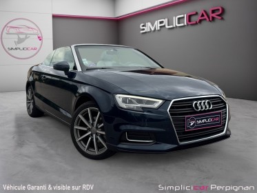 Audi a3 cabriolet 1.5 tfsi cod 150 s tronic 7 design luxe - caméra de recul - clim auto - gps - bluetooth - garantie 12 mois...