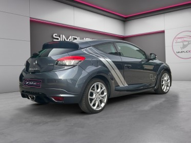 Renault megane iii coupe rs 2.0 16v 265cv,toit pano,sièges av chauffants,origine france, garantie 1 an occasion  simplicicar...