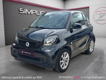 Smart fortwo coupe 1.0 71 ch ss ba6 passion occasion simplicicar livry gargan simplicicar simplicibike france