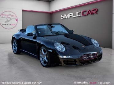Porsche 911 carrera 4 cabriolet 997 4 s cabriolet 3.8i tiptronic s a pack chrono siege chauffant electrique echappement...