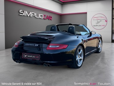 Porsche 911 carrera 4 cabriolet 997 4 s cabriolet 3.8i tiptronic s a pack chrono siege chauffant electrique echappement...